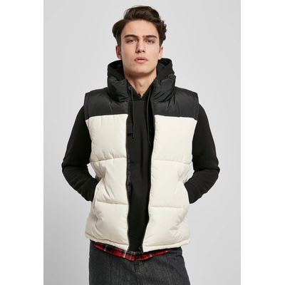 Urban Classics Мъжки елек в пясъчен цвят Urban Classics Block Puffer UB-TB4476-03275 - Пясъчен, размер S