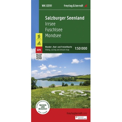 Freytag&Berndt WK 0391 Salzburger Seenland, Irrsee, Fuschlsee, Mondsee 1: 50 000