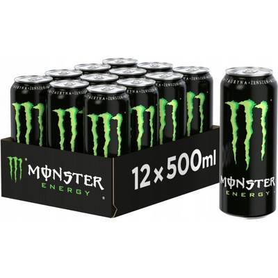 Monster Energy Green 12 x 0,5 l