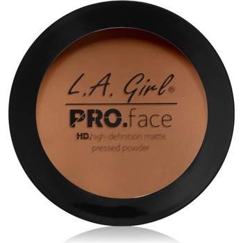L. A. Girl Cosmetics PRO. Face HD компактна пудра с матиращ ефект цвят True Bronze 7 гр