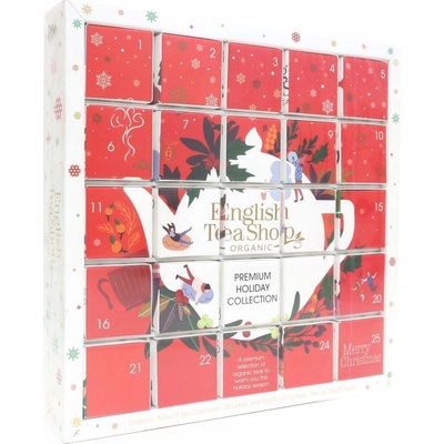 English Tea Shop Bio Adventný kalendár Puzzle červený 25 kusov