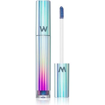 WONDERSKIN Wonder Blading Top Gloss блясък за устни с блясък Blue Glitter 4ml