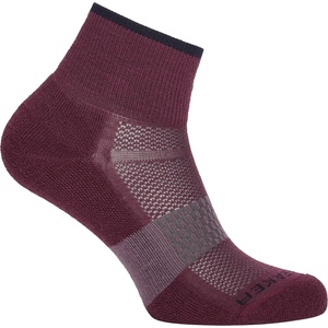 Icebreaker Дамски спортни чорапи Icebreaker Women's Multisport Light Mini Sports socks - Dark Berry / Midnav / Grey Plum - размер 35-37 (EU) (201-3337-1611)