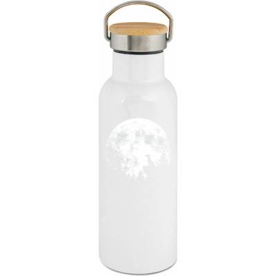 123TRIKO termoska Půlnoční hlídka, jezevčík, bílý potisk 500 ml