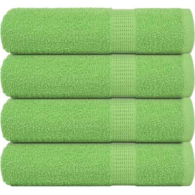 vidaXL Кърпи за ръце FROGN 4 бр. ябълково зелени 50x100 см 360 г/м2 (137023)