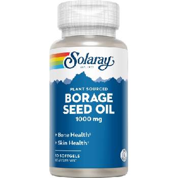 SOLARAY Масло от пореч (Borage Seed Oil) - 50 гел-капсули