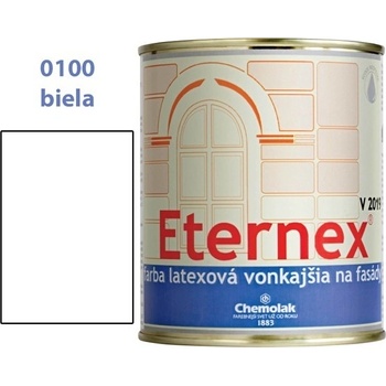 Chemolak V 2019 Eternex - latexová farba vonkajšia - 0100 - biela - 0,8 Kg
