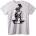 NOONEBRAND Тениска Саксофонен скелет - 2XL, Black