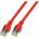 RJ45 Patch cable SF/UTP, Cat. 5e, PVC, CCA, red (K5458.15)