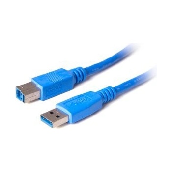 Digitalbox DBBL-USB30AMBM18 BASIC.LNK kabel USB 3.0 AM-BM 1,8m 5Gbps, modrý