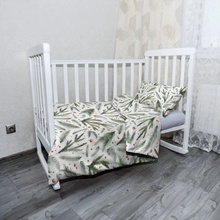 Sablio Vianočné Mikroplyšové detské obliečky do postieľky Vôňa ihličia 120x90 40x60