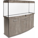 Diversa Solid LED akvarijní set vypouklý lanýžový 375 l