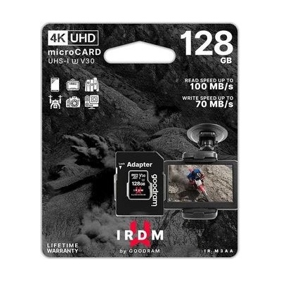 Goodram microSDXC UHS-I U3 128 GB IR-M3AA-1280R12