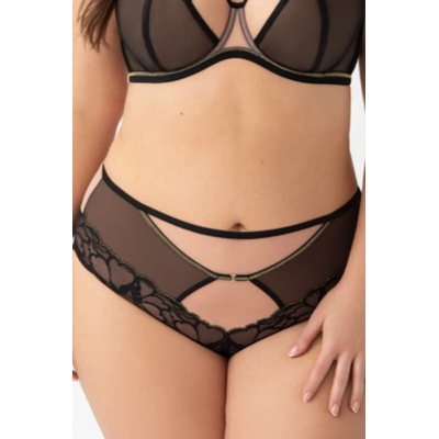 Gorsenia Бикини с висока талия в черен цвят k759 saanvi eh-67166-czarny - Черен, размер m