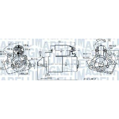 Startér MAGNETI MARELLI 063721332010