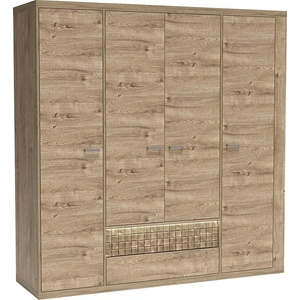 Jarstol Четирикрилен гардероб natural n-3 - 196|58|201 (003.030.0152)