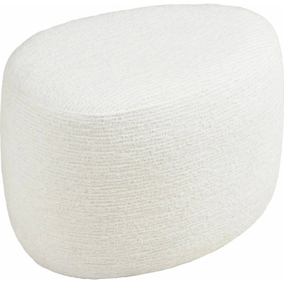 House Nordic Puf HILO, 55x40 cm polyester, bílý