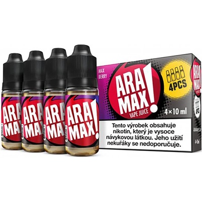 Aramax Max Berry 4 x 10 ml 18 mg