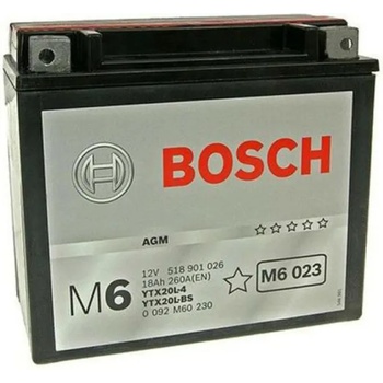 Image 1 of Bosch 18Ah 250A right+ YTX20L-BS