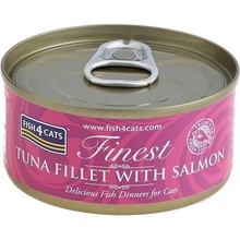 Fish4Cats Finest s tuniakom a lososom 70 g