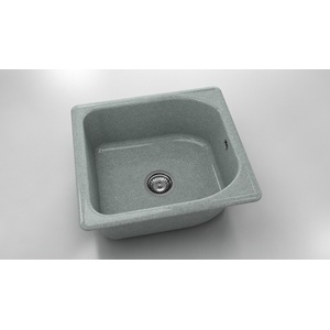 FAT Mивка Classic 209, Granicite, 259 Platina, с включен сифон Мивка за вграждане