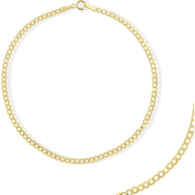 Lillian Vassago zlatý unisex náramek typu Pancer plný LLV31-GB028 Žlutá