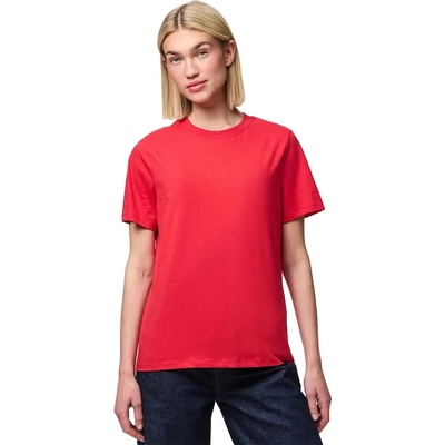 Тениска Pieces Ria Solid short sleeve T-shirt - Red (Lollipop)