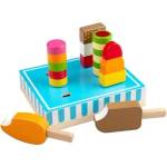 Bigjigs Toys Дървен комплект Bigjigs - Сладоледи (BJ059) - baby