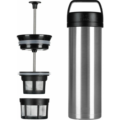 Espro French press kávovar ULTRALIGHT PRESS P0 470 ml, strieborná, brúsená nerezová oceľ