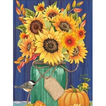 Image 1 of Ваза със слънчогледи 24/34 см