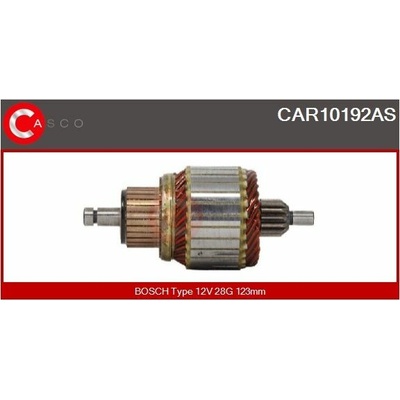 Rotor, štartér CASCO CAR10192AS