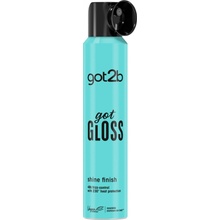 got2b got Gloss Shine Finish sprej na ochranu vlasov pred teplom na lesk a hebkosť vlasov 200 ml