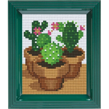 Image 1 of Pixelhobby Мозайка с рамка и пиксели Classic, Pixelhobby - Кактуси (31443)