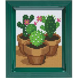 Pixelhobby Мозайка с рамка и пиксели Classic, Pixelhobby - Кактуси (31443)