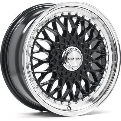 LENSO BSX 7,5x17 5x112 ET28 gloss black polished