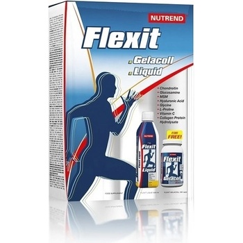 NUTREND Flexit Liquid 500 ml + Flexit Gelacoll 180 kapslí