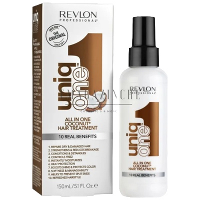 Revlon Спрей маска за коса без отмиване Кокос 150 мл. Uniq One Coconut Hair Treatment (71200)