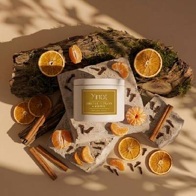 KNOT Hřejivé citrusy & Koření 200 g