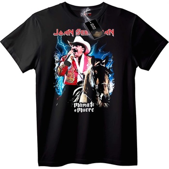 NOONEBRAND Тениска Музика Joan Sebastian - 2XL, Black