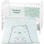 KikkaBoo Бебешки спален комплект 2 части EU style 70/140 Bear with me Mint (41101020115) - salemax