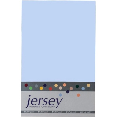 Scanquilt plachta jersey svetlá modrá 90x200