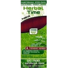 Henna Herbal Time přírodní barva na vlasy ohnivě červena-8 75 ml