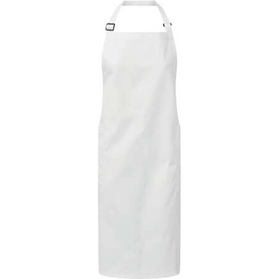 Premier Workwear Zástěra z recyklovaného materiálu a biobavlny PR120 White 86x72cm