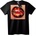 NOONEBRAND Тениска Никой огнени устни - 2XL, Black