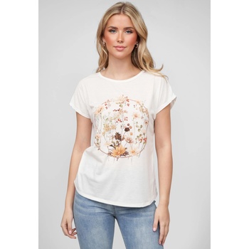 Urban Classics Тениска Viskose T-Shirt mit Blumen Print white XXLUB-24026022-00220 - Камуфлаж, размер XL