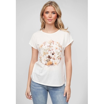 Urban Classics Тениска Viskose T-Shirt mit Blumen Print white XXLUB-24026022-00220 - Камуфлаж, размер XL