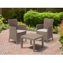 ALLIBERT SALEMO BALCONY SET cappuccino/piesková