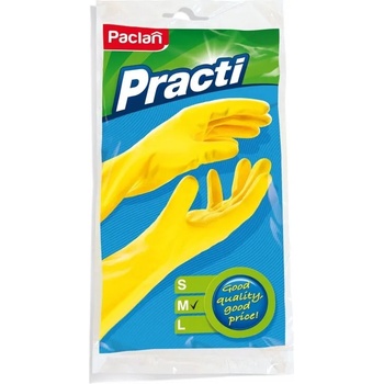 Image 1 of Paclan Домакински ръкавици М с аромат на лимон (pa-01-02)