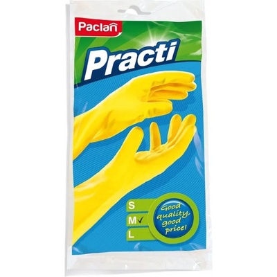 Paclan Домакински ръкавици М с аромат на лимон (pa-01-02)