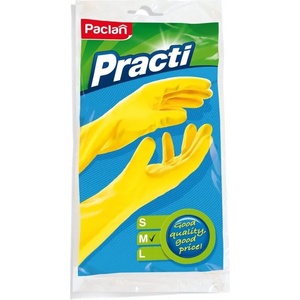 Paclan Домакински ръкавици М с аромат на лимон (pa-01-02)
